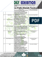 Pengumuman Peserta Lolos Abstrak LKTIN Biology Exhibition