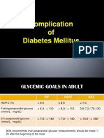 Complication of Diabetes Mellitus