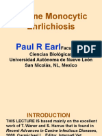 Canine Monocytic Ehrlichiosis: Paul R Earl