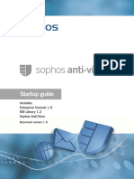 Startup Guide: Includes: Enterprise Console 1.0 EM Library 1.2 Sophos Anti-Virus