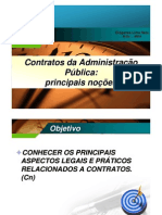 Mini-curso sobre Contratos Administrativos e da Administração Pública