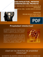 Propiedad Intelectual, Patentes y Unidad 5