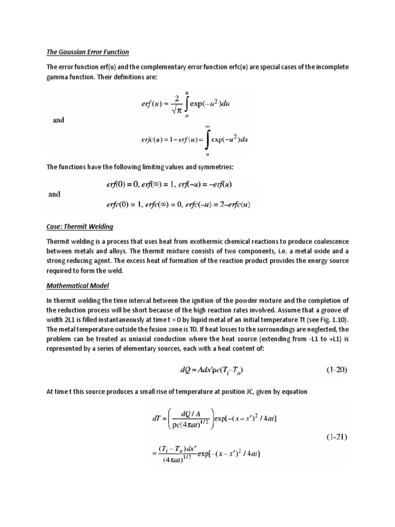 Error Function | PDF