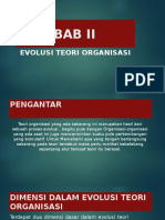 Evolusi Teori Organisasi