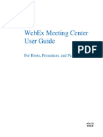 Tutorial Webex Conference