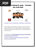 Download Full Album Bintang Di Surga - Peterpan Mp3 by Uki Noah SN306706176 doc pdf