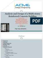 Analysis and Design of A Multi Storey Reinforcedconcrete Raja Nagar