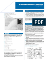 Jet-X High-Expansion Foam Generators: Data/Specifications