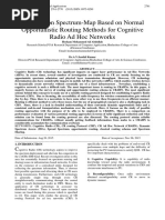 A SURVEY ON SPECTRUM-MAP BASED ON NORMAL OPPORTUNISTIC ROUTING METHODS FOR COGNITIVE RADIO AD HOC NETWORKS