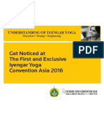 Get Noticed at The First and Exclusive Iyengar Yoga Convention Asia 2016