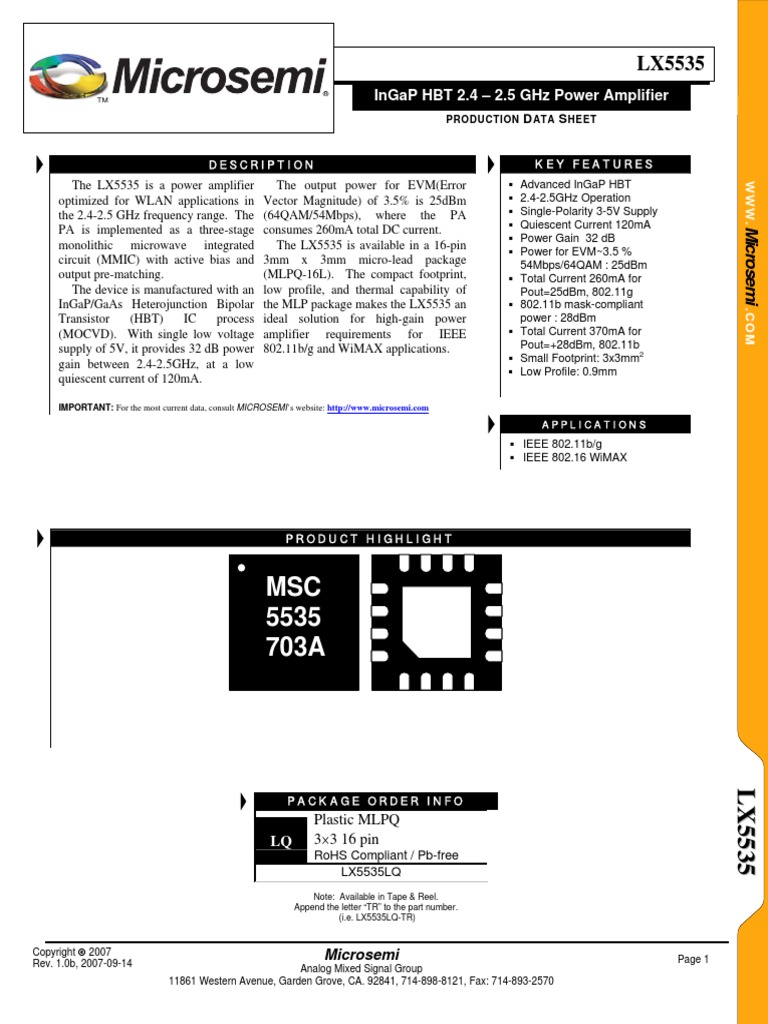LX5535 | PDF | Computers