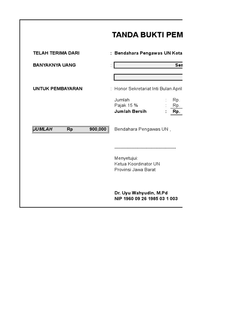 Contoh SPJ | PDF