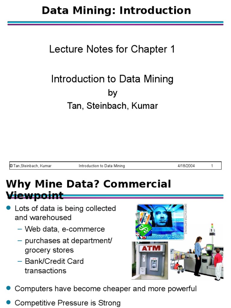 Introduction To Data Mining Instructor's Solution Manual | PDF | Data ...