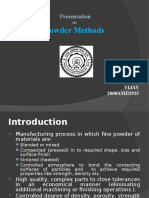 Powder Methods: Presentation