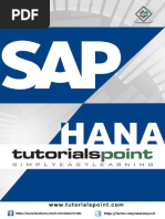 Sap Hana Tutorial