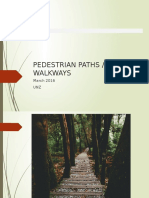 Pedestrian Paths / Walkways: March 2016 UNZ