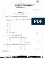 WBUT Semester 2 - Basic Electrical Engineering - Question Paper 2009