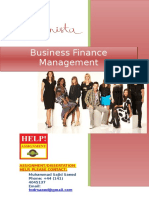 Business Finance Management