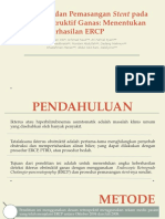 Identifikasi Dan Pemasangan Stent Pada Ikterus Obstruktif Ganas