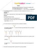 Algebra Variable Is Something That Does Not Have A Fixed Value. The Value of A Variable Varies. Expression