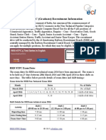 RRB NTPC (Graduate) Recruitment Information