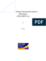Cracking Oxford Advanced Learner's Dictionary (CD-COPS 1.8)