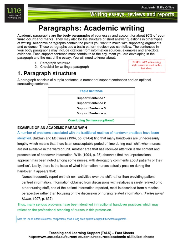 Academic Paragraph Writing Guide | PDF | Paragraph | Brainstorming