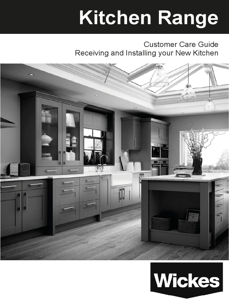 Wickes Kitchen Self Fit Customer Care Guide PDF Countertop