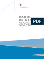 Codul de etica al cadrului didactic din RM