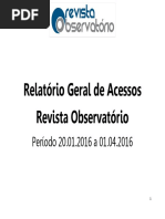Relatório Revista Observatório 20.01 a 01.04