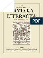 Krytyka Literacka 1 2016