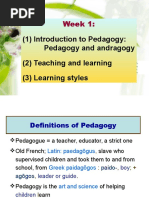 1 Pedagogy EL