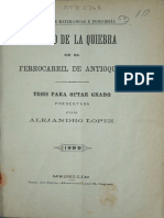 El Trazado Del Tunel de La Quiebra Alejandro Lopez