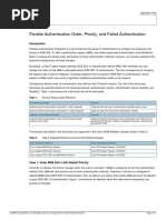 Flex Auth Order, Priority and Failed Auth