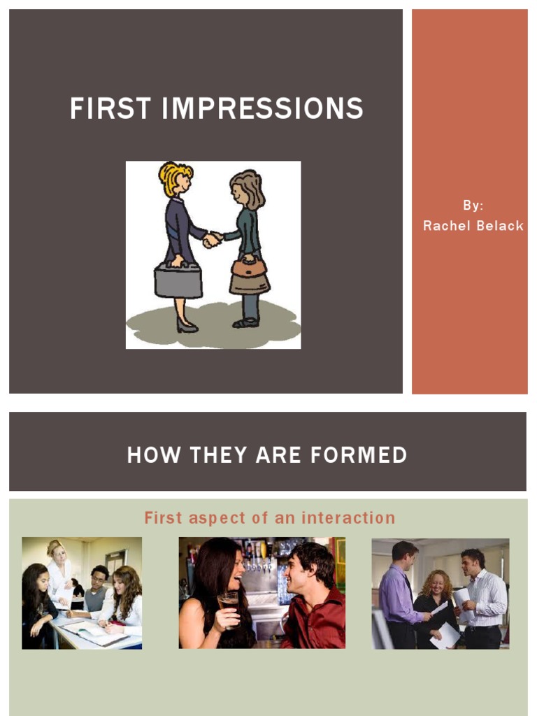 First Impressions - Business Comm | PDF