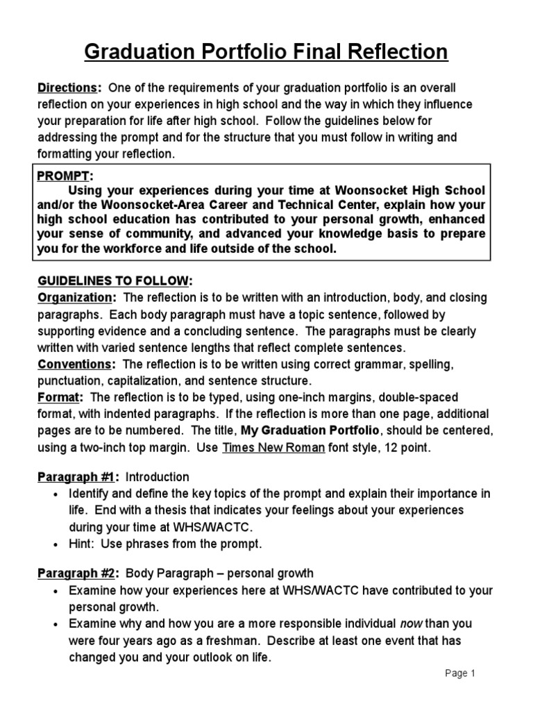 Write portfolio essay image