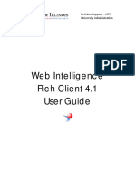 Web Intelligence 4.1 User Guide