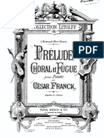 C. Franck - Prelude, Choral and Fogue