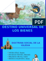 Destino Universal de Los Bienes 