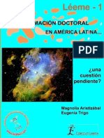 ARISTIZABAL, Magnólia; TRIGO, Eugenia. La Formación Doctoral en America Latina.