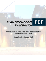 plan de emergencia y evacuación.