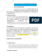 Adquisición cemento Tipo I obra servicios Antaccocha Huancavelica