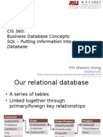 SQL 2 - Gettting Data Into a DB