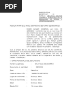 Download Modelo Denuncia Por Estafa Ncpp by Ronald Frank Borda Quispe SN306765791 doc pdf