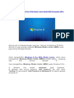 Cara Aktivasi Windows 8 Pro With Media Center Build 9200 Permanent 100