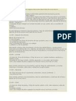 Ejemplo de Una Dieta Vegana Diaria para Deportistas de Musculación