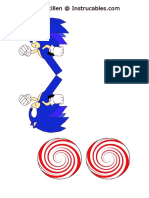 Sonic Papercraft