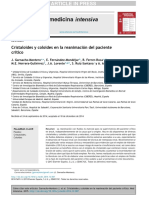 Cristaloides y Coloides en La Reanimación Del Paciente Crítico PDF 2015