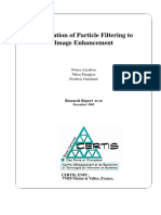 Application of Particle Filtering to Image Enhancement