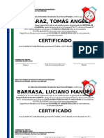 Certificado de Pasantias A Alumnos